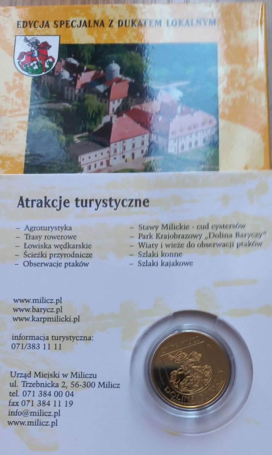 4 karpie milickie 2008 r. Dukat lokalny