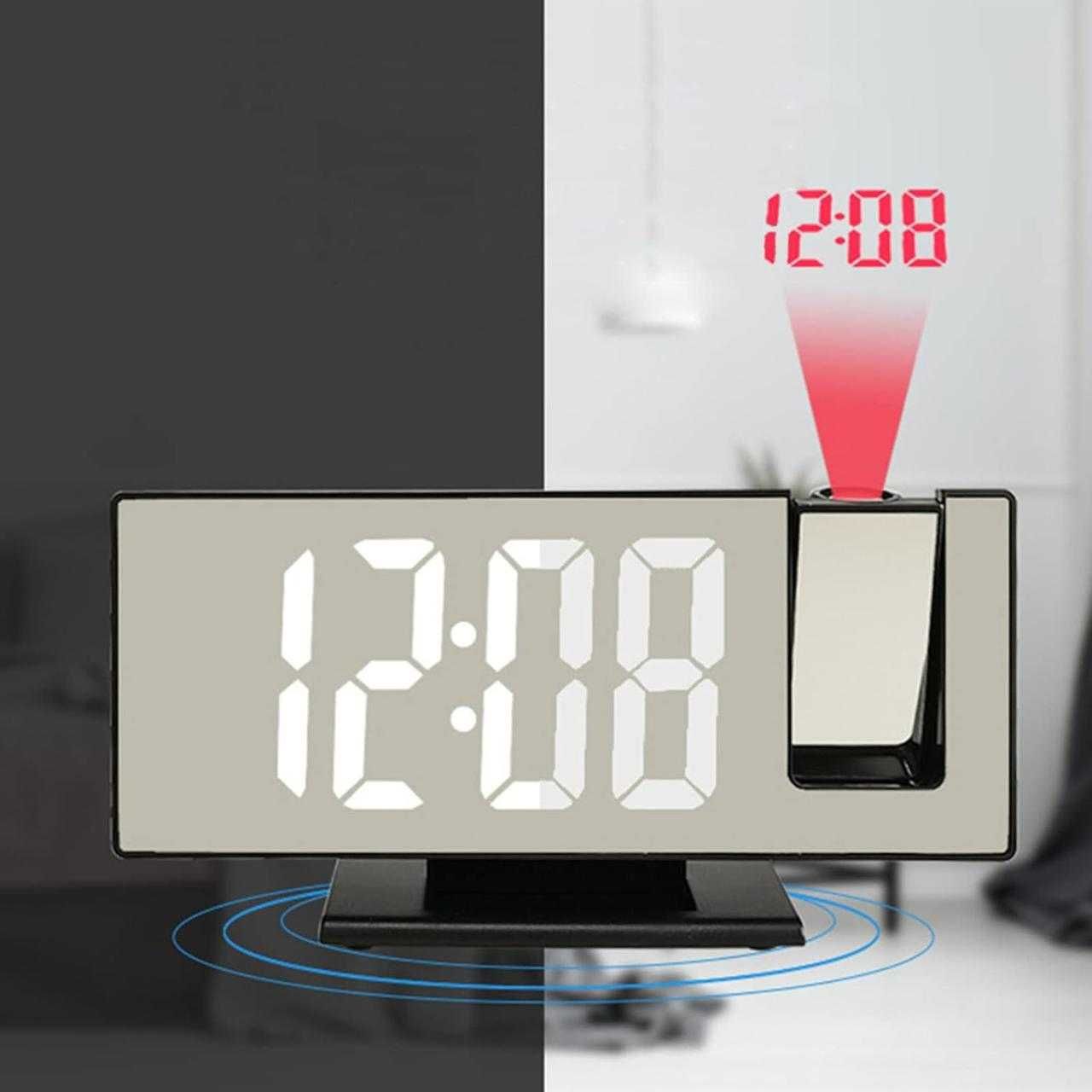 Часы настольные с проекцией времени с LED дисплеем