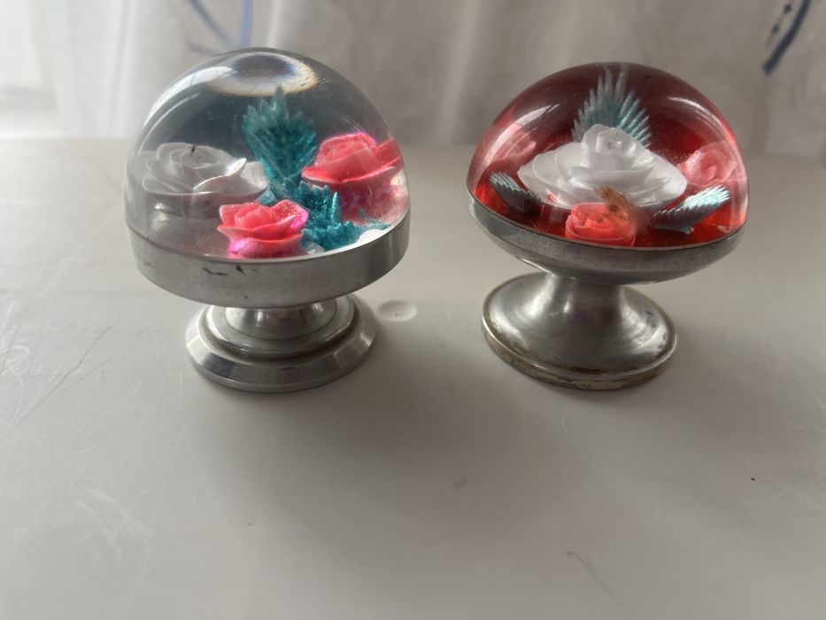 Винтажные дверные ручки с розами