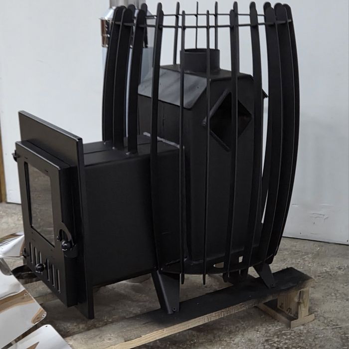 Piec do Sauny Tunelowy 16m3/8m2 Cena za ZESTAW Z SYSTEMEM KOMINOWYM