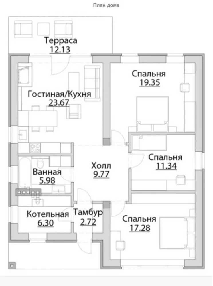 БЕЗ КОМІСІЇ, будинок з РЕМОГТОМ в Лісовій Бучі