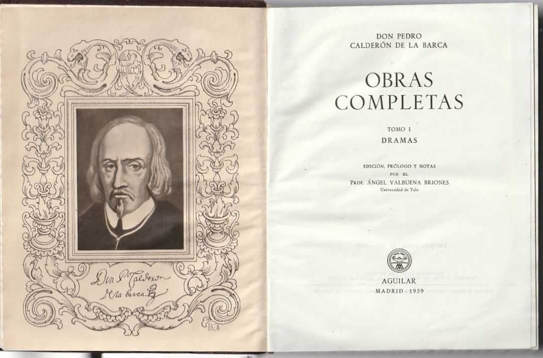 Obras Completas – Calderón de la Barca – 3 volumes (Castelhano)