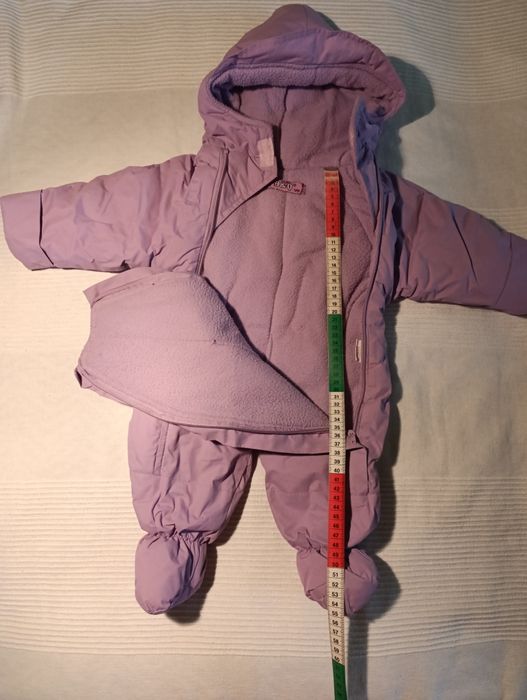 Kombinezon zimowy dla niemowlaka rozmiar 68/74