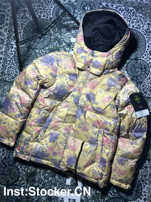 Stone Island x Supreme пуховик S