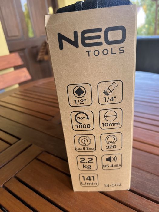 Klucz pneumatyczny, udarowy NEO Tools