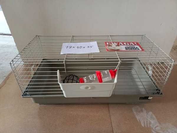 Sprzedam klatkę dla gryzoni dwa rodzaje mniejsza większa