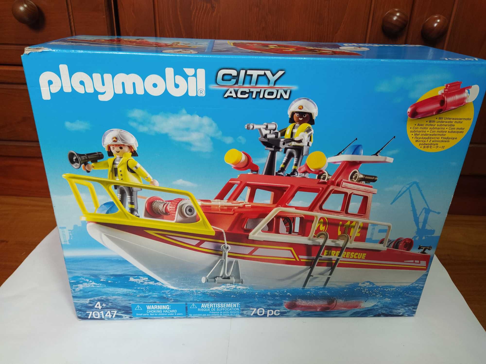 Playmobil City action - Barco de resgate