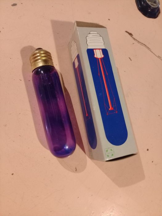 Lâmpada ultra violeta casquilho E-27