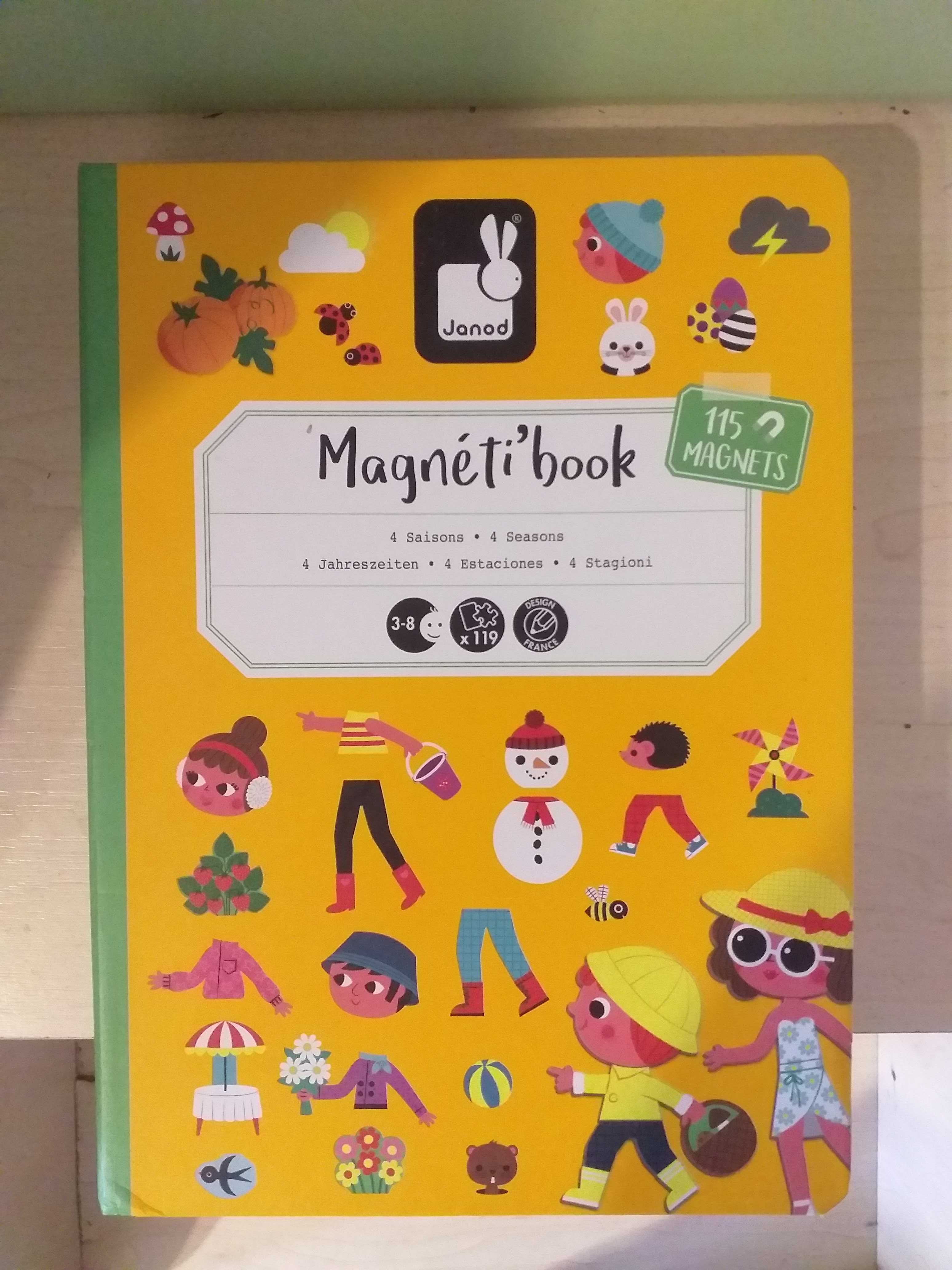 Magneti book 4 seasons Janod Магитная книга Жанод 4 созона