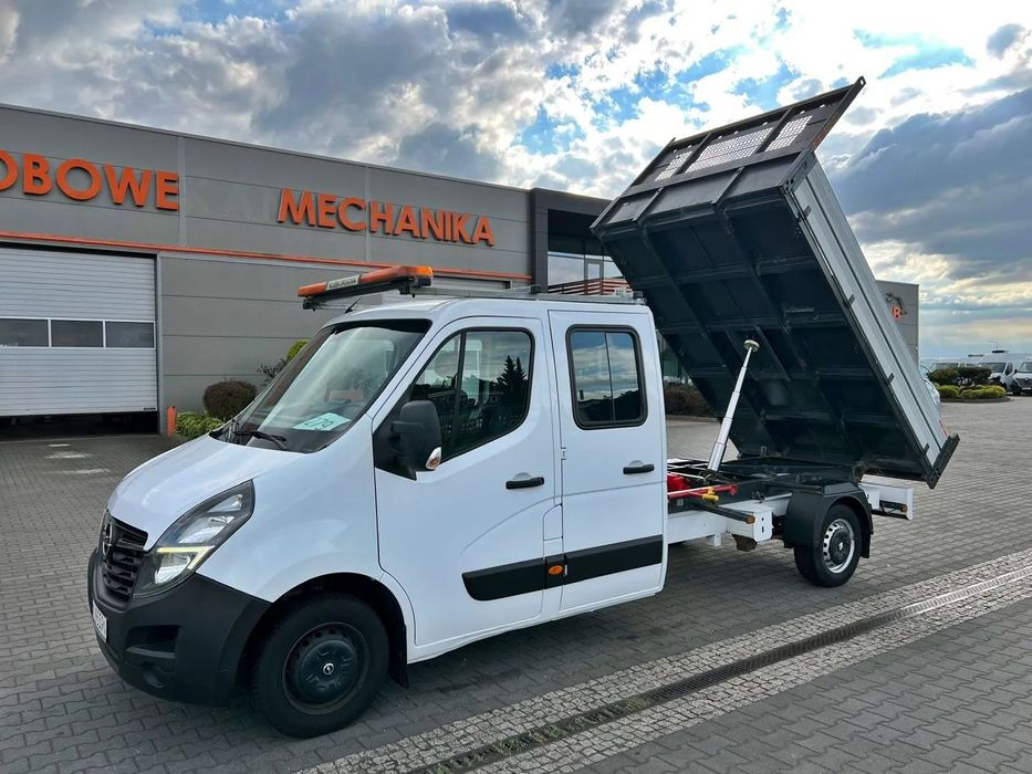 Opel Movano Doka Brygadówka 6-miejsc Kiper Wywrotka Salon PL  NR.279 2021/2020 Klimatyzacja, Tempomat, LED, SUPER