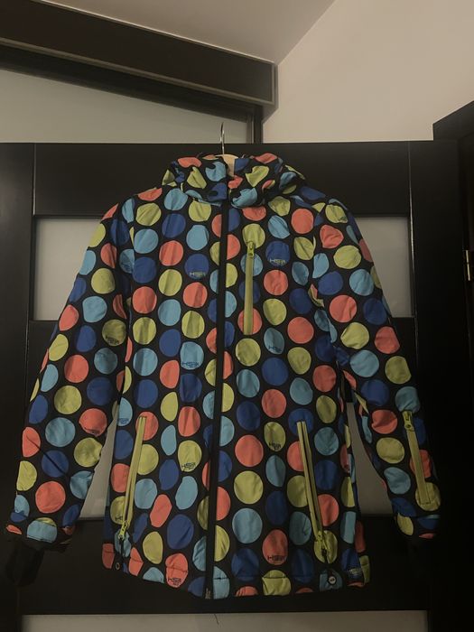 Kurtka zimowa w kropki