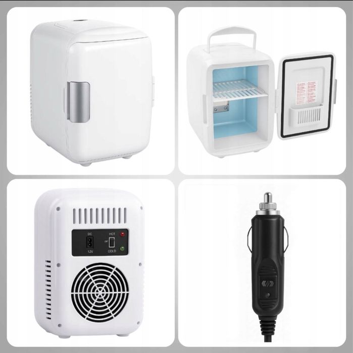 Lodówka Samochodowa Turystyczna 12V Przenośna Chłodzenie i Grzanie