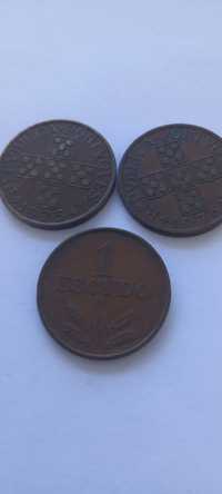 Moedas antigas (escudos e centavos)