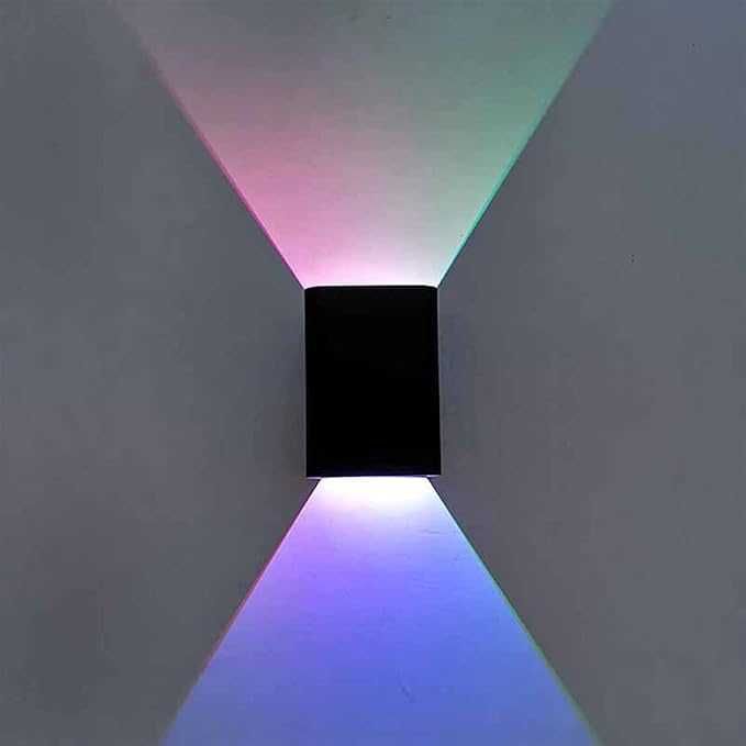Wewnętrzny kinkiet ścienny RGB Led kinkiety z pilotem Wandlamp