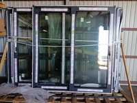 Nowe drzwi tarasowe aluminiowe - okno HST antracyt