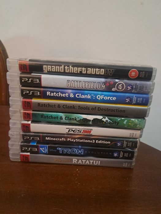 Playstation 3 com 9 jogos