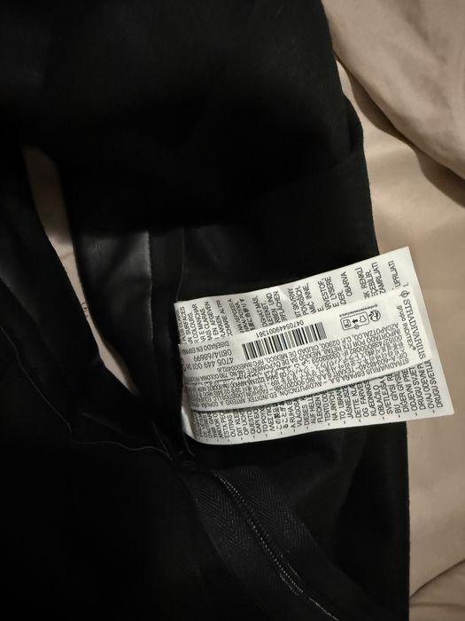 Кожана юбка/Шкіра/Шкіряна юпка/Спідниця/Плісе/Stradivarius/Страдивариу