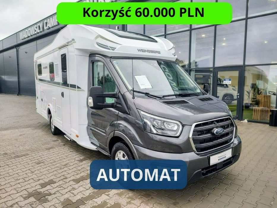 Weinsberg CaraSuite Ford 700 MEG  4-os. półintegra na nowym podwoziu Ford. Korzyść 60.000 PLN! Kraków!