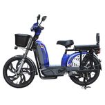 Електровелосипед TTG Modern EB-001 800W зелений, чорний, синій, оранж