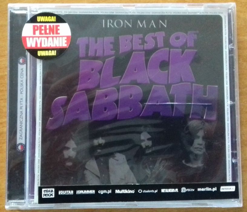 Black Sabbath Iron Man the best of Pełne wydanie LIMITED