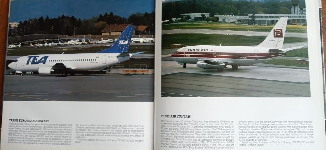 Lotnictwo Album BOEING 737.Super Prezent!