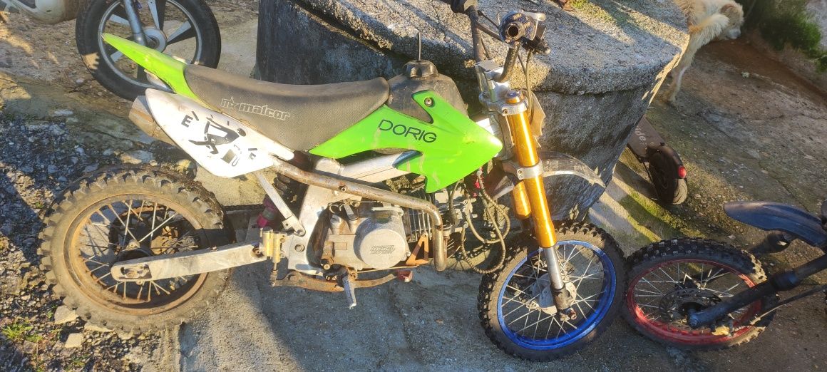 Troco pit bike por outra maior de monte