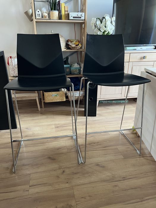 Krzesla barowe 2 szt hokery