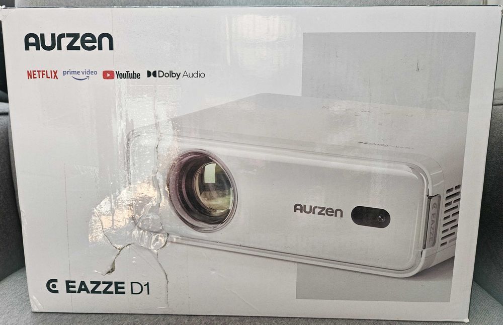 Aurzen EAZZE D1 4K Inteligentny Projektor Netflix 5G WiFi Bluetooth