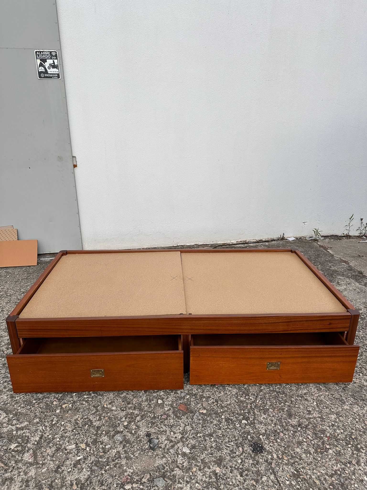 Cama Solteiro c/ 2 Gavetas + Colchão