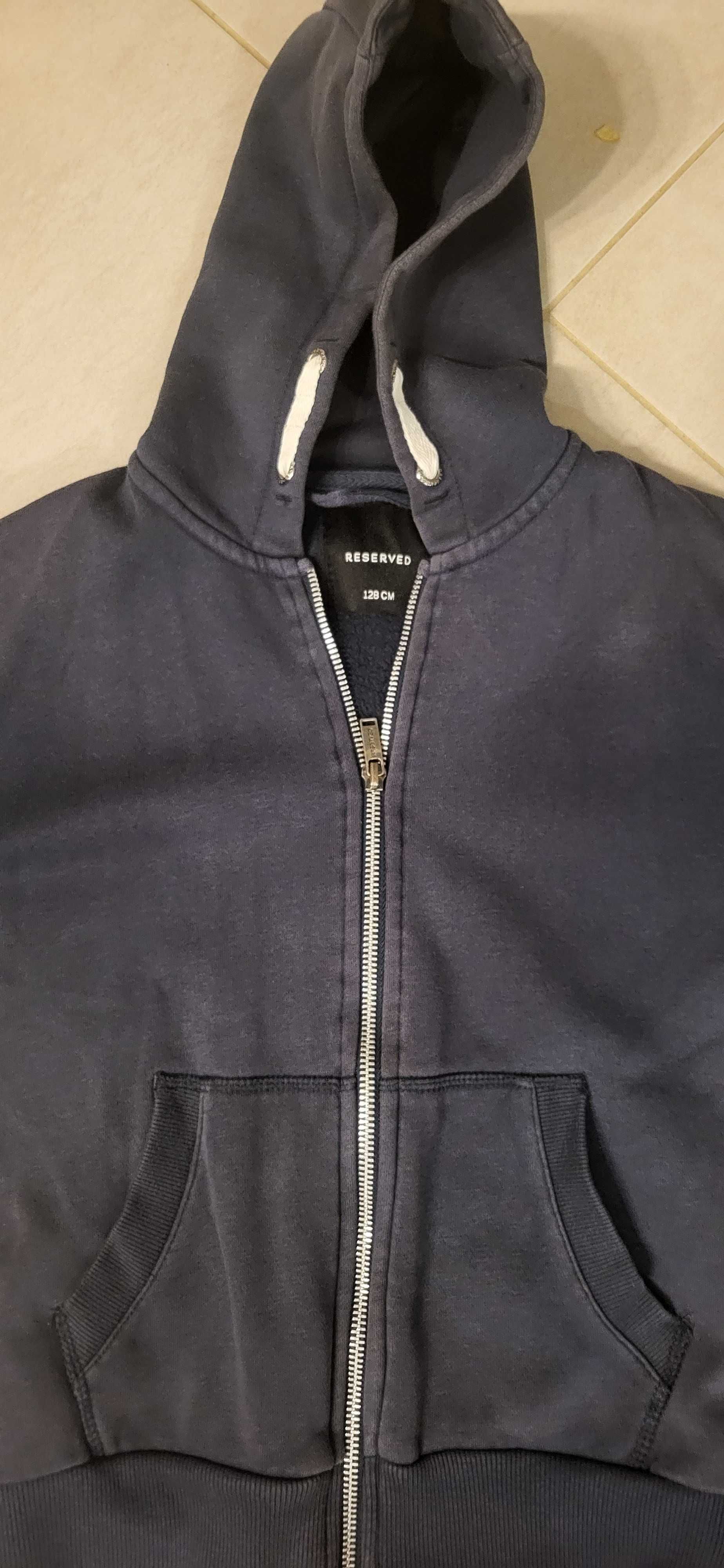 Bluza rozpinana Reserved 128 cm - 7 lat/granat