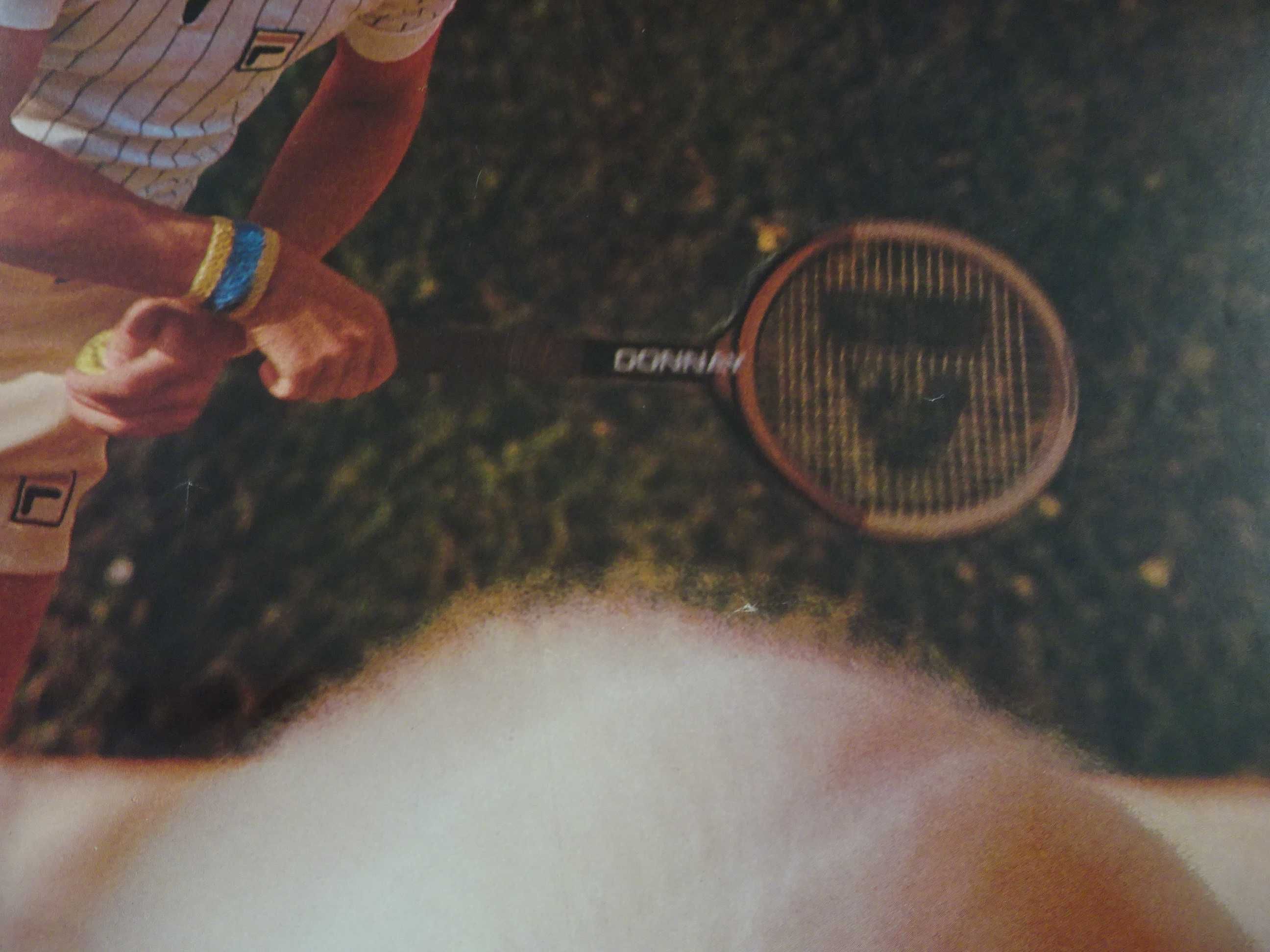 Antigo Poster Ténis Tennis Penn La balle de match Bjorn Borg
