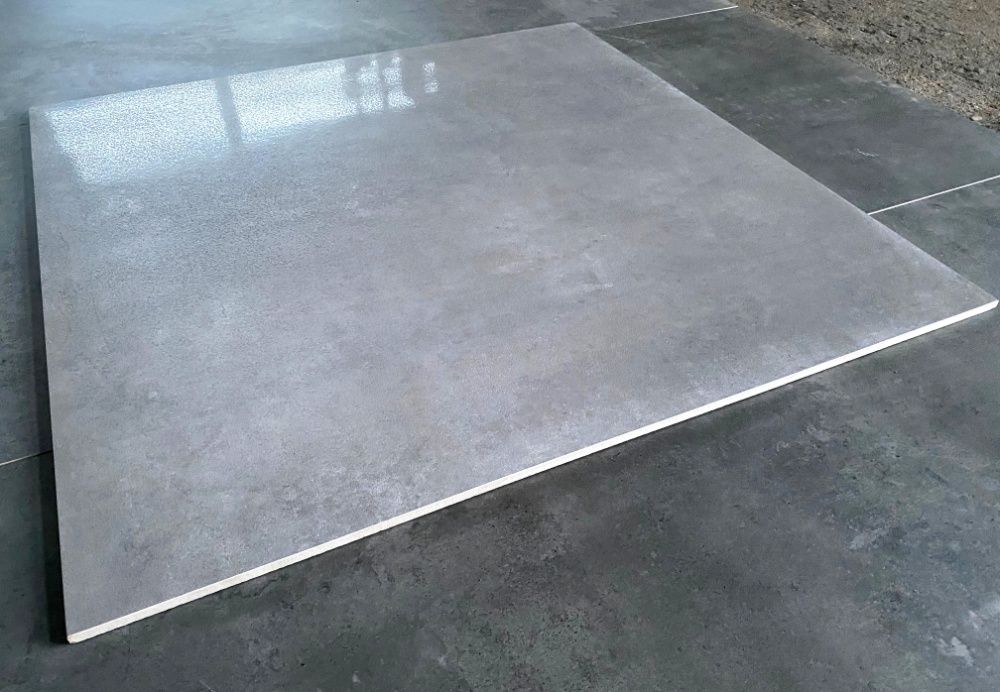 Gres betonopodobny grafit 80x80 duży rozmiar TANIO