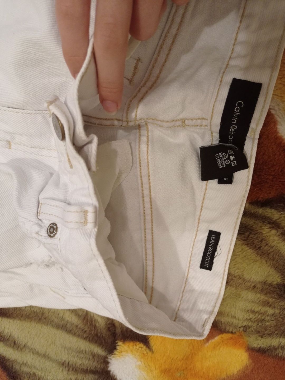 Білі джинси Calvin Klein | Белые джинсы | Boot cut jeans