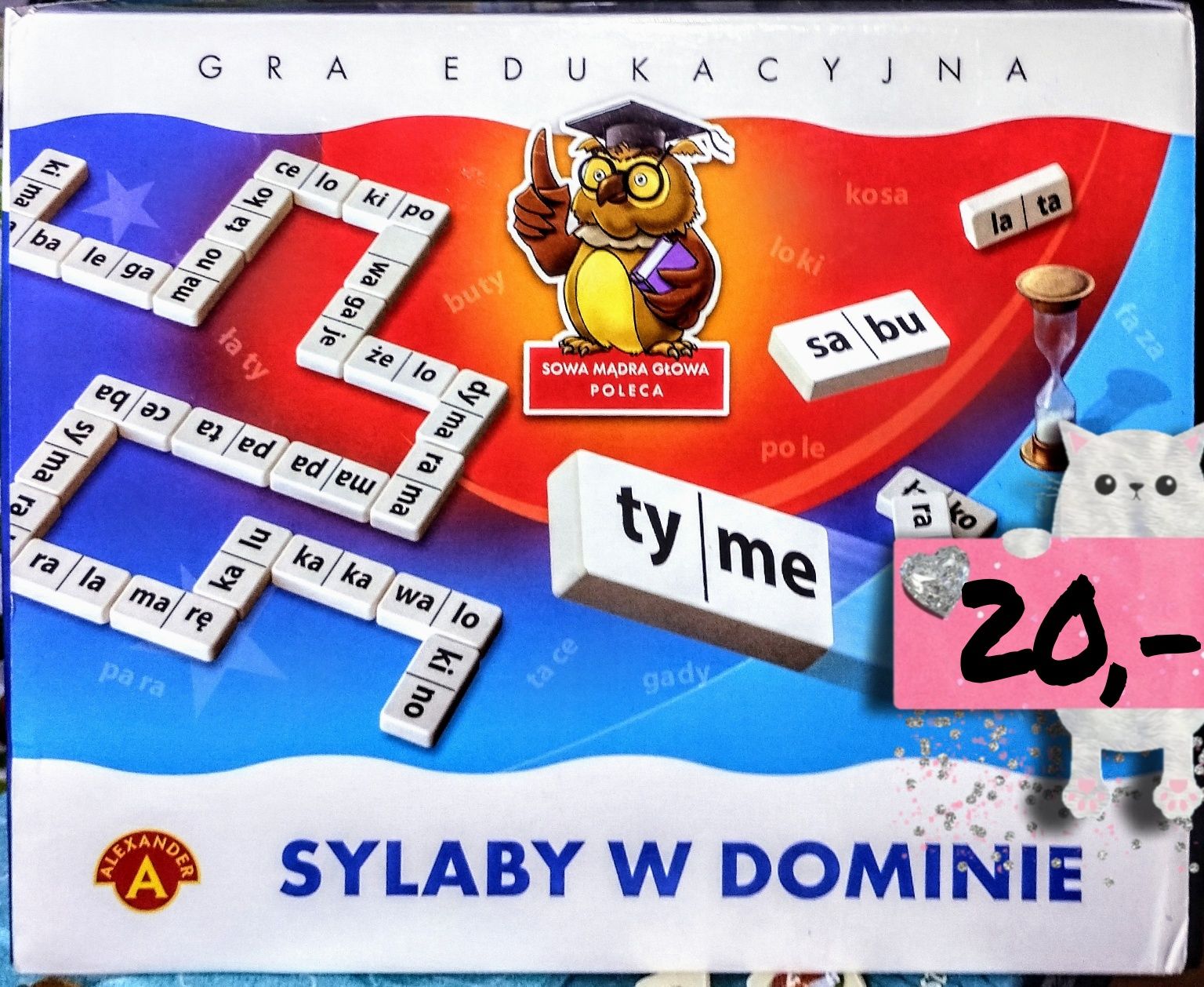 Gry edukacyjne, domino, sylaby