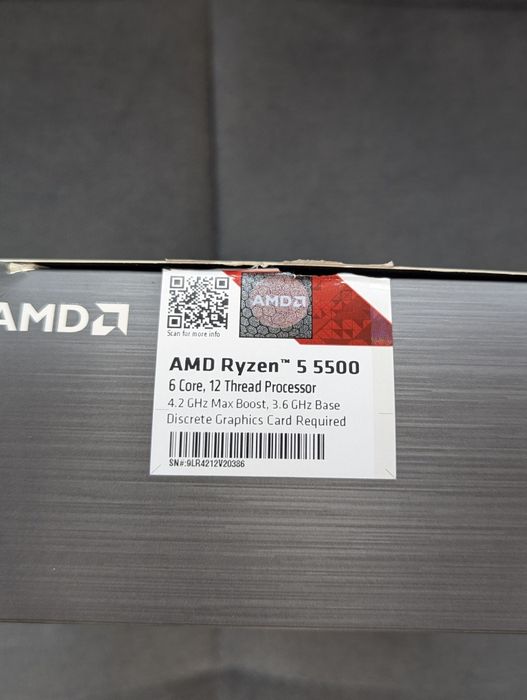 Процесор AMD Ryzen 5 5500 в ідеалі