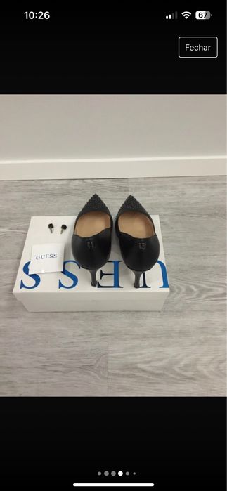 Sapatos Guess, originais, em pele