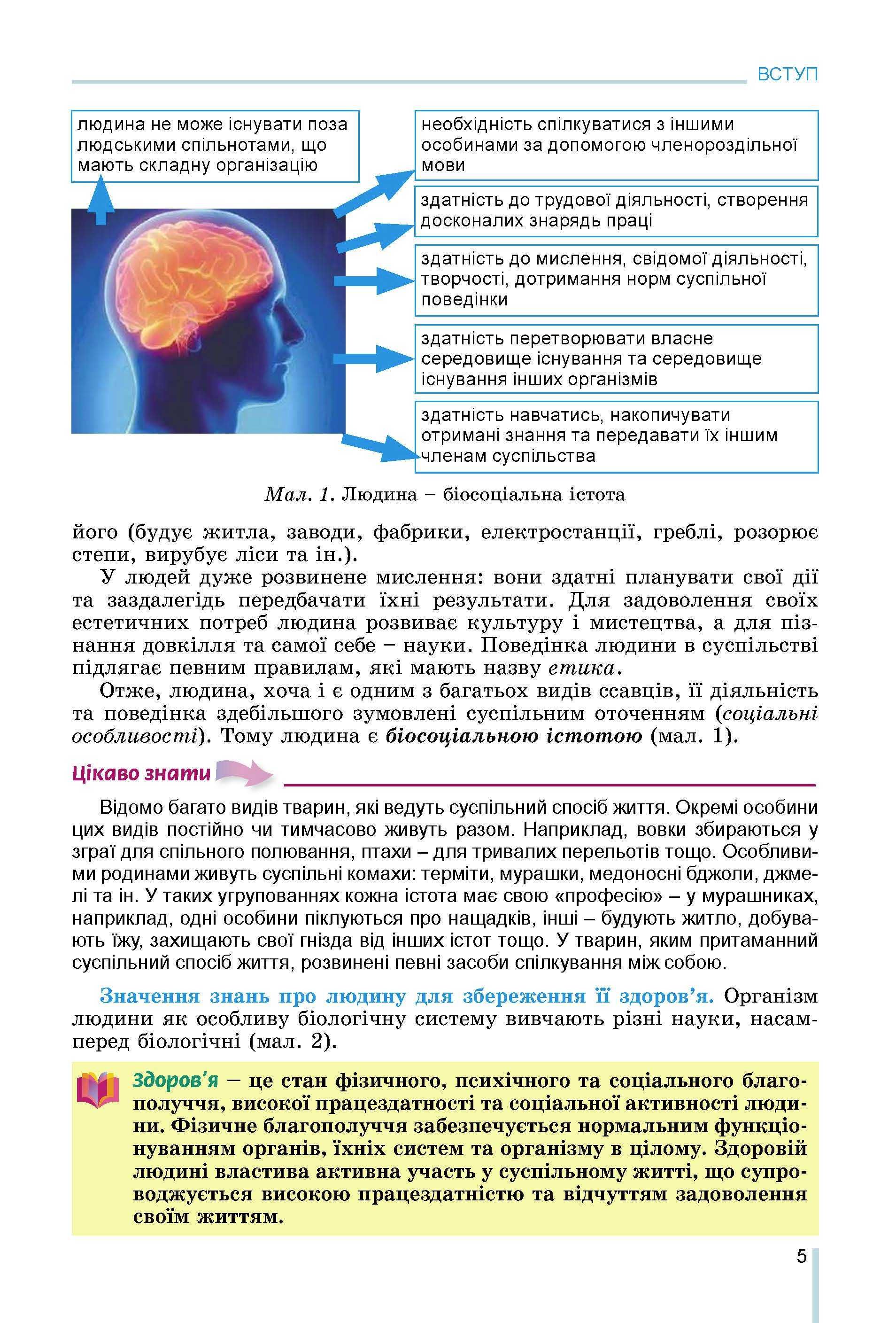 Підручник Біологія Н. Матяш, 8 клас 2021р