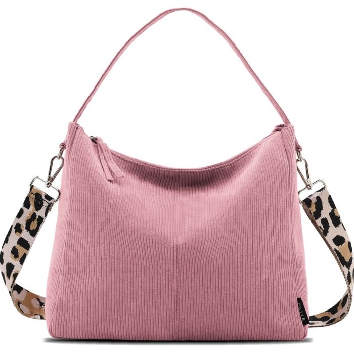 Жіноча вельветова сумка Prite на блискавці