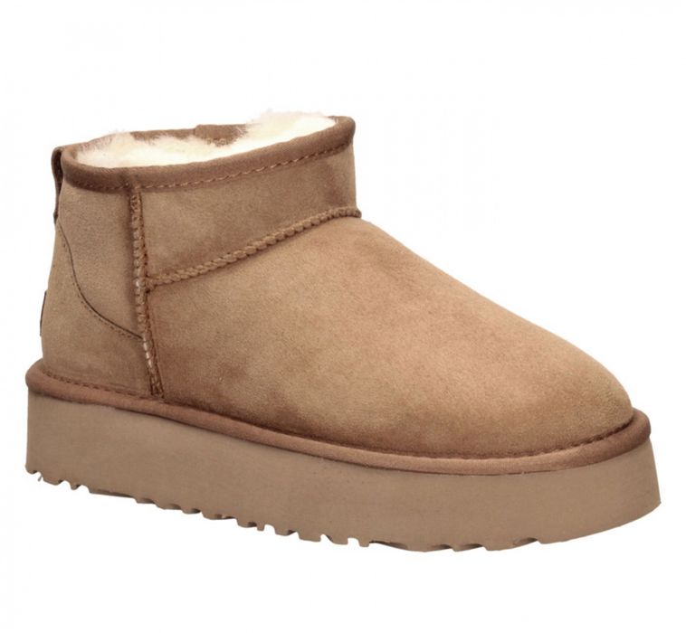 Оригінал угги australia ugg classic ultra mini platform chestnut 41роз