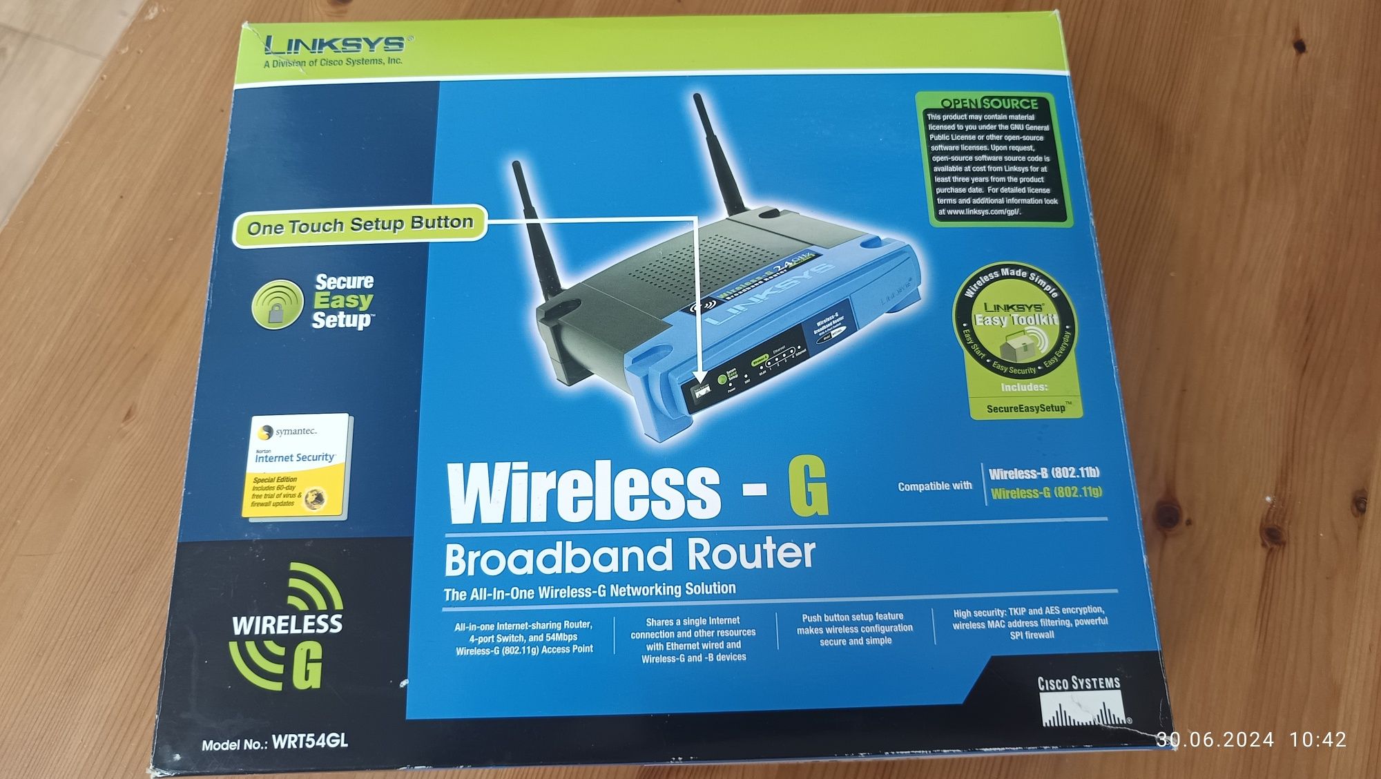Router wifi Linksys WRT54GL