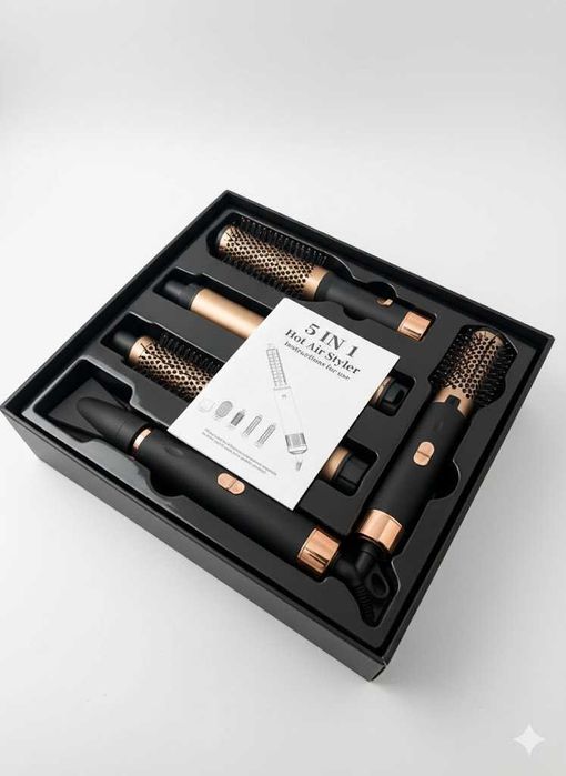 Мультистайлер 5в1 для волосся (Фен-щітка)