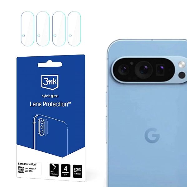 Szkło hybrydowe na obiektyw aparatu 3mk Lens Protection na Google Pixe