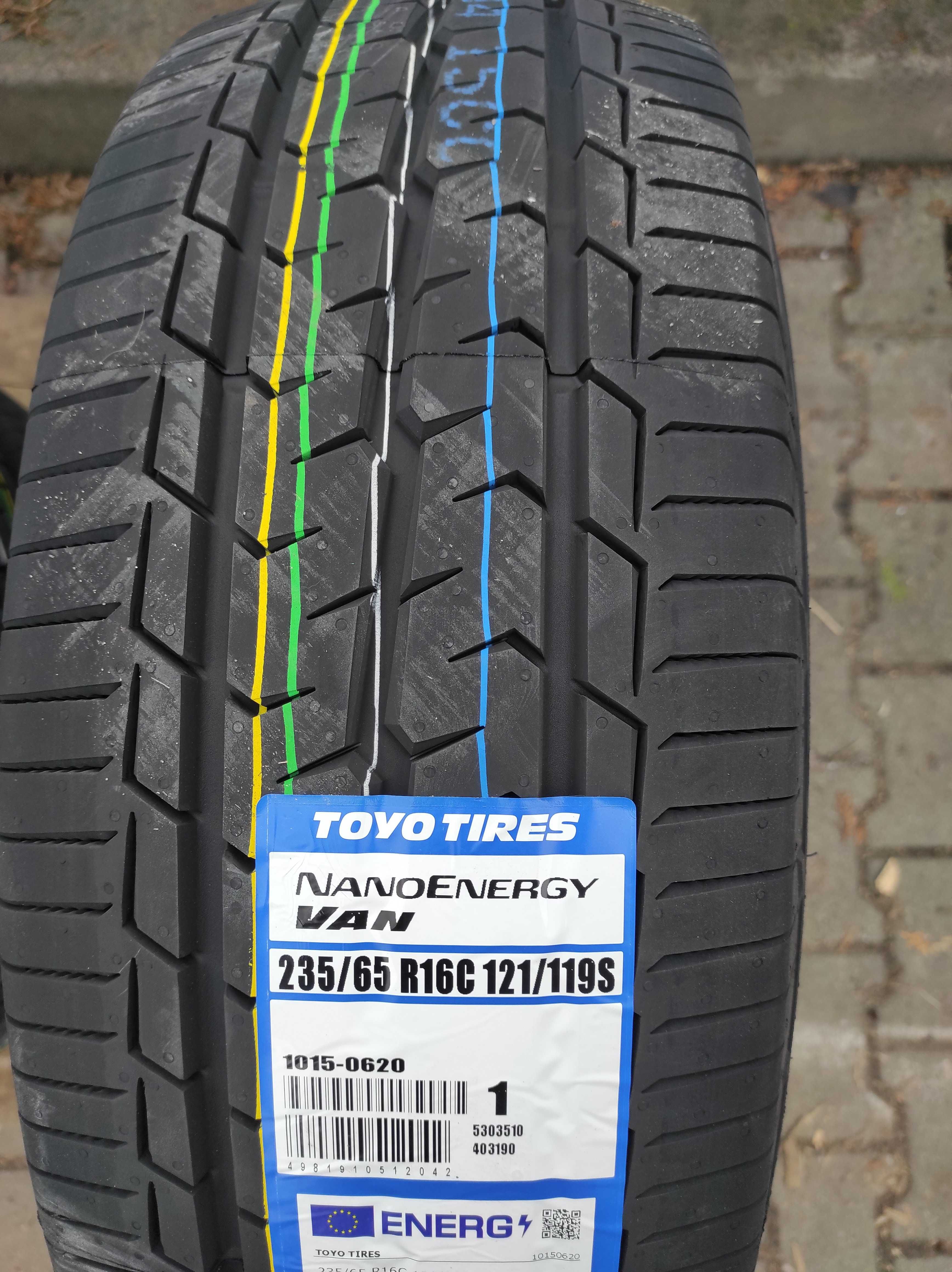 NOWE letnie 4x 235/65 R16C 121S Toyo NanoEnergy Van 2023 WYSYŁKA
