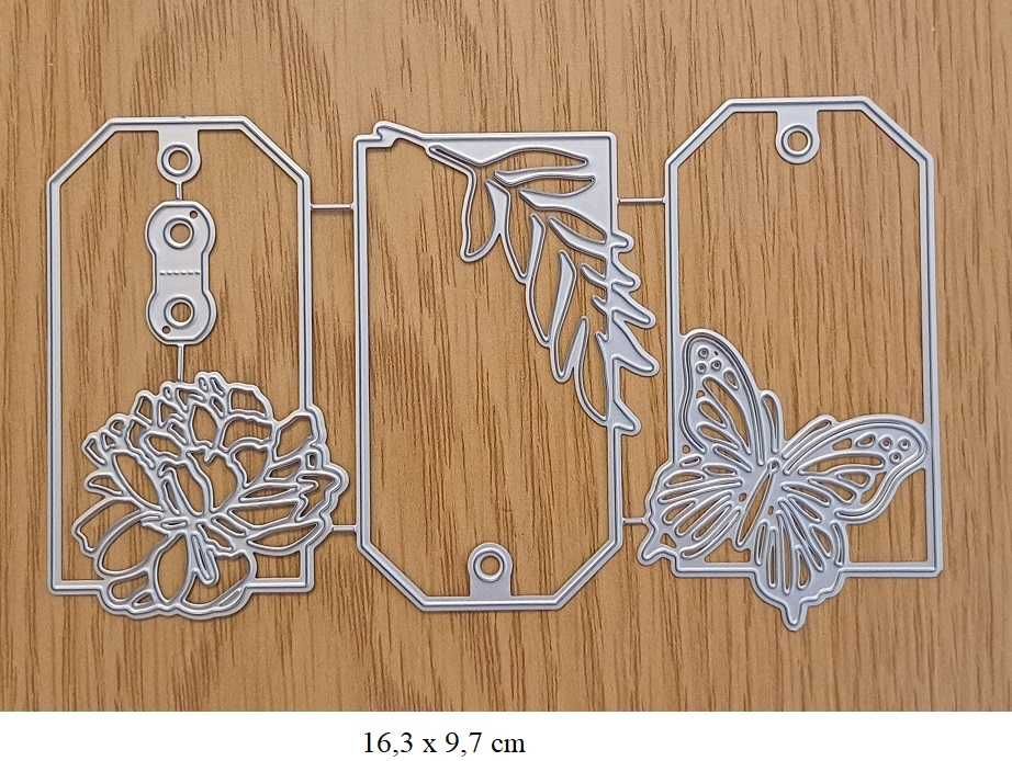 Scrapbooking - wykrojnik etykiety