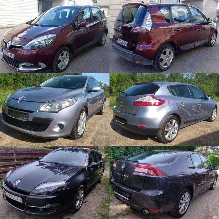 Авторозбір шрот Рено Сценік 3 Рено Меган 3 Рено Лагуна 3