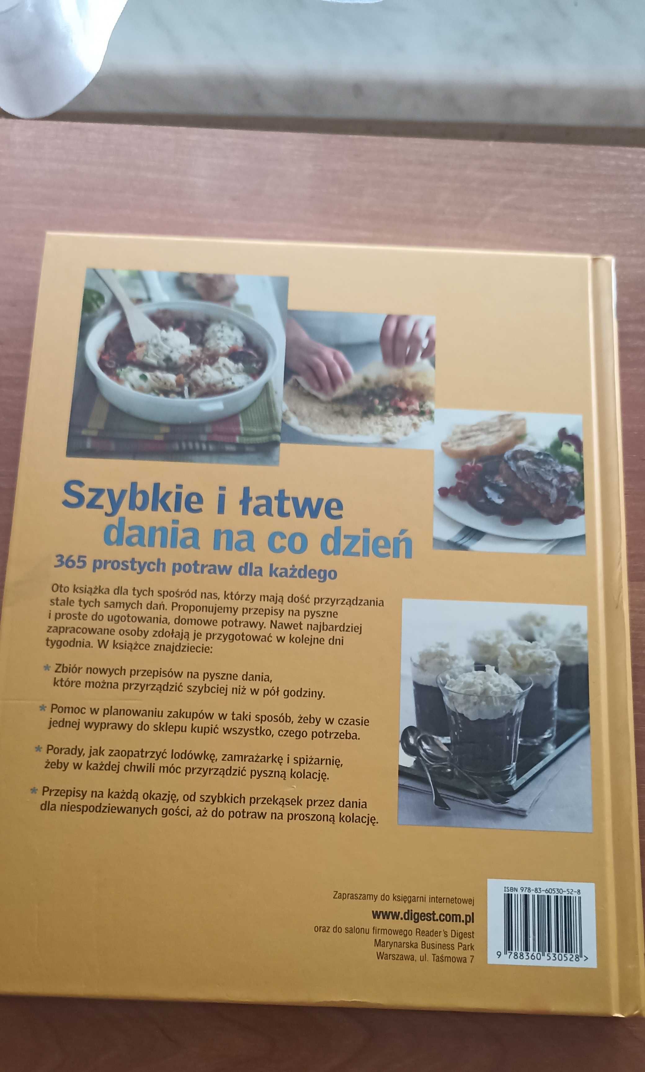 Książka"Szybkie i łatwe dania na codzień"