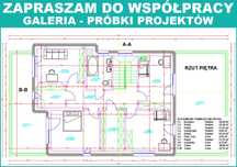 AutoCAD Wykonanie Projektu Studia Rzut Przekrój Budownictwo Archi