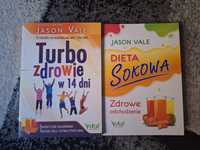 Jason Vale - dwie książki - Dieta sokowa + Turbo zdrowie