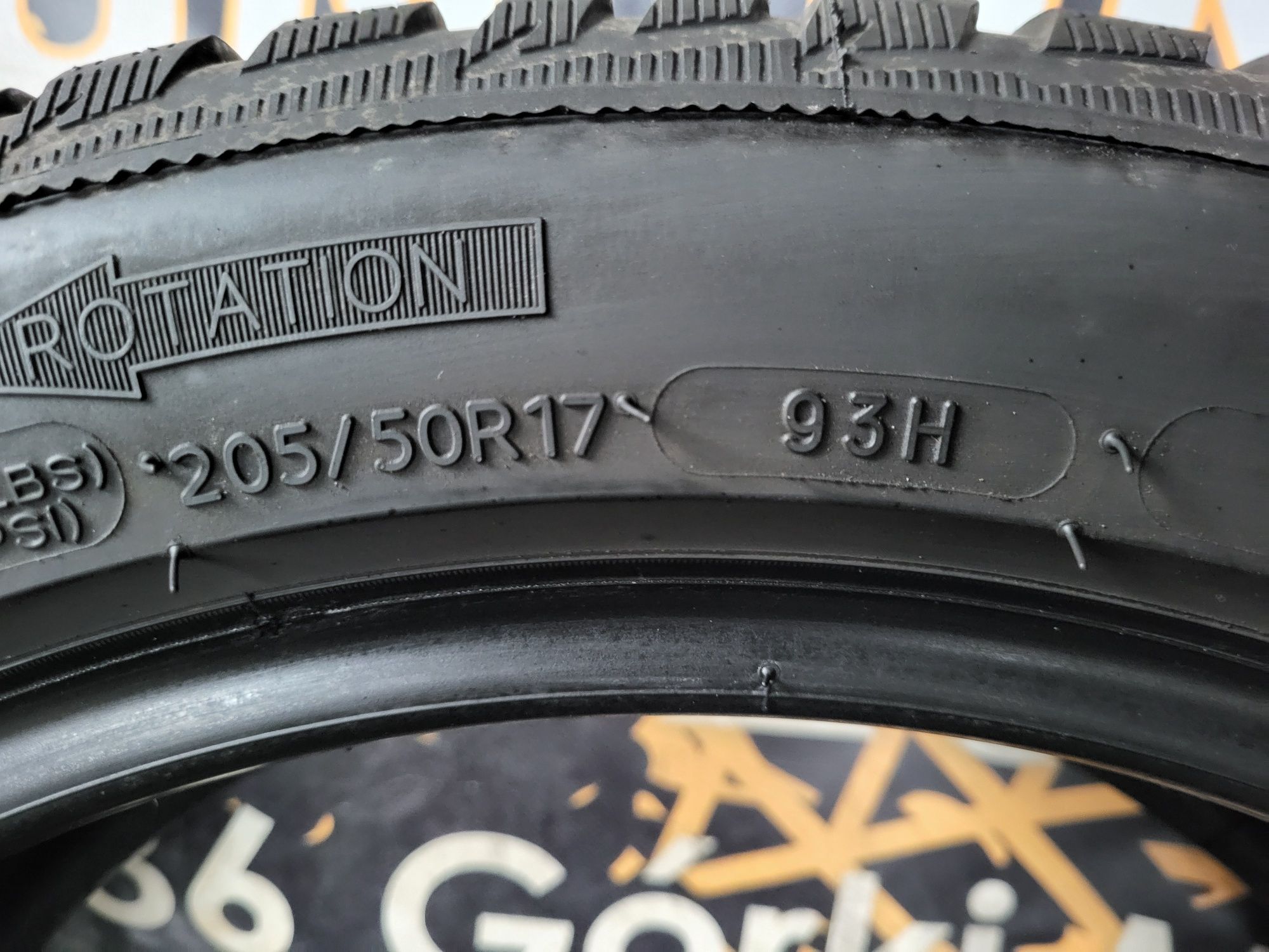 Opony zimowe 205/50/17 Michelin 7,3mm