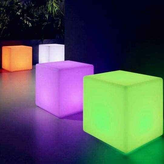 Cubos led rgb com comando